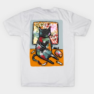 The Cat Artist T-Shirt